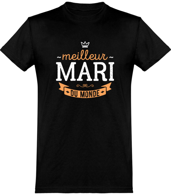 T shirt homme�meilleur mari du monde