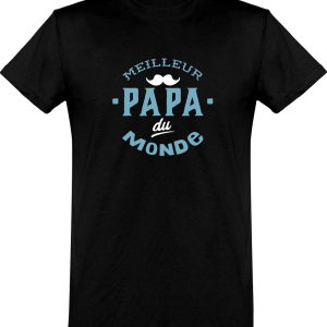 T shirt homme�meilleur papa du monde T shirt homme�meilleur papa du monde