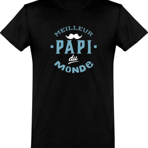 T shirt homme�meilleur papi du monde T shirt homme�meilleur papi du monde