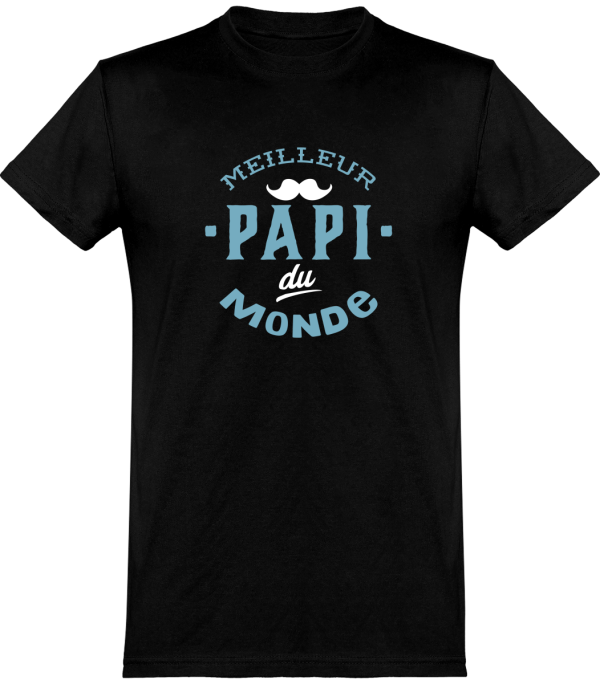 T shirt homme�meilleur papi du monde