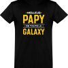 T shirt homme�meilleur papy galaxy