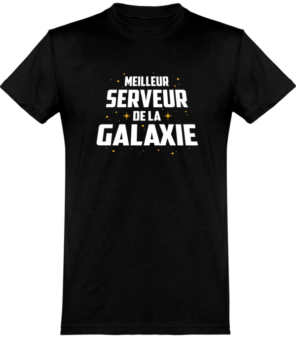 T shirt homme�meilleur serveur de la galaxie