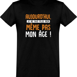 T shirt homme�meme pas mon age T shirt homme�meme pas mon age