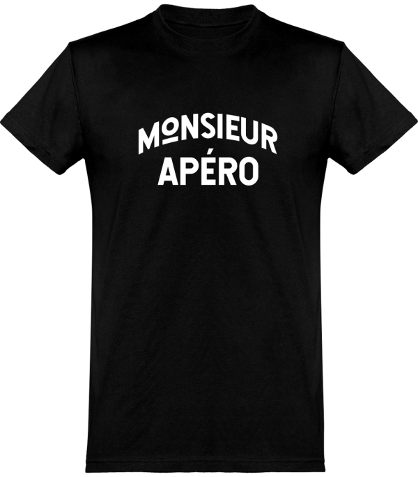 T shirt homme�monsieur apero