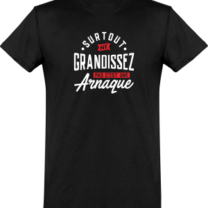 T shirt homme�ne grandissez pas T shirt homme�ne grandissez pas