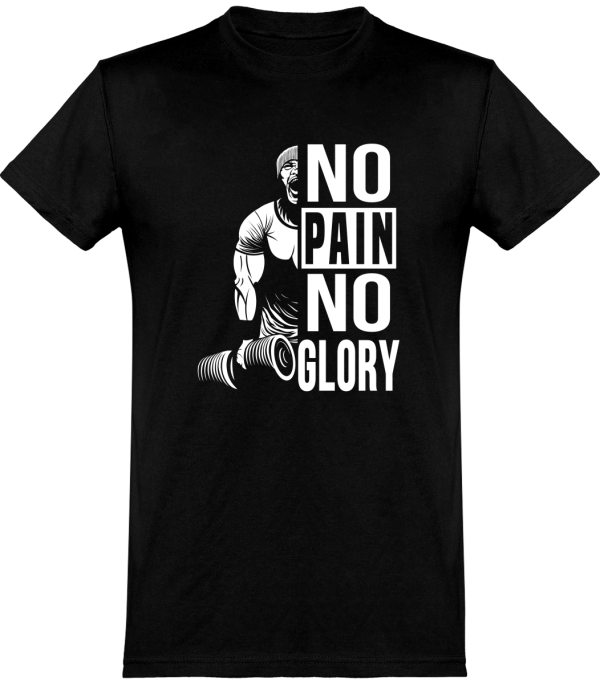 T shirt homme�no pain no glory