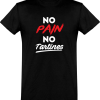 T shirt homme�no pain no tartines