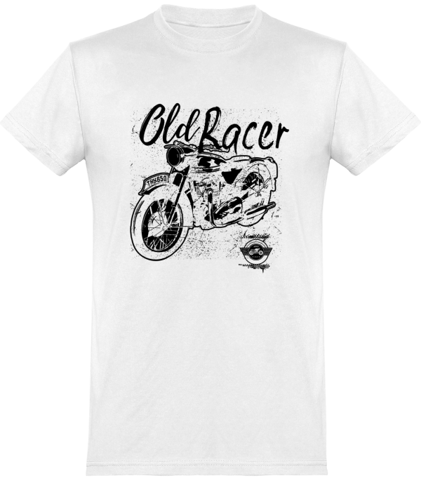 T shirt homme old racer moto bobber