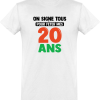 T shirt homme�on signe tous 20 ans