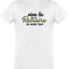 T shirt homme�on signe tous retraite