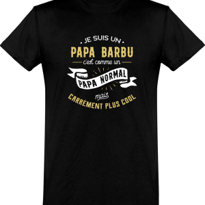 T shirt homme�papa barbu