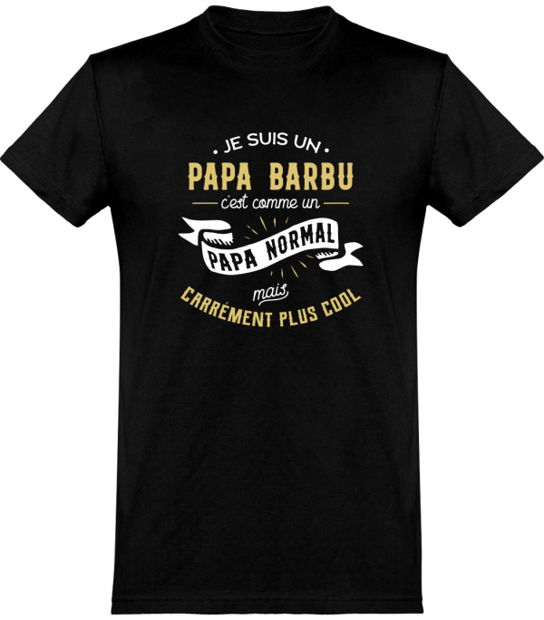 T shirt homme�papa barbu