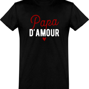 T shirt homme�papa d’amour T shirt homme�papa d’amour