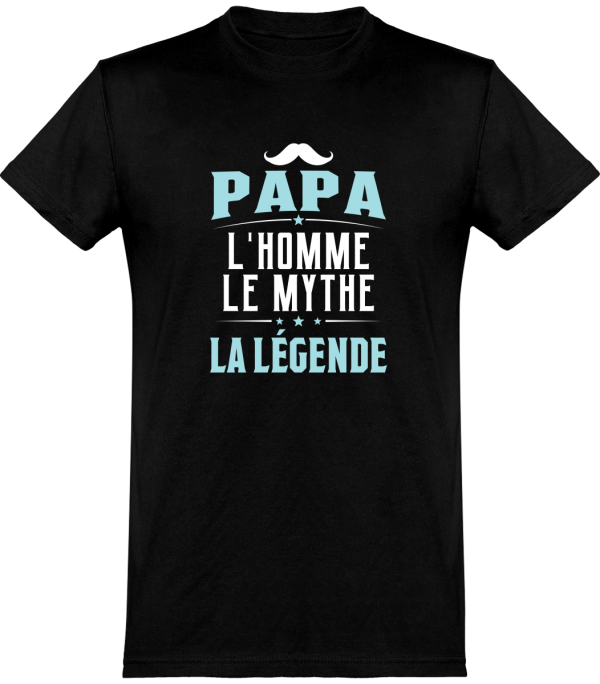 T shirt homme�papa la legende