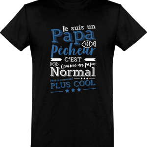 T shirt homme�papa pecheur T shirt homme�papa pecheur