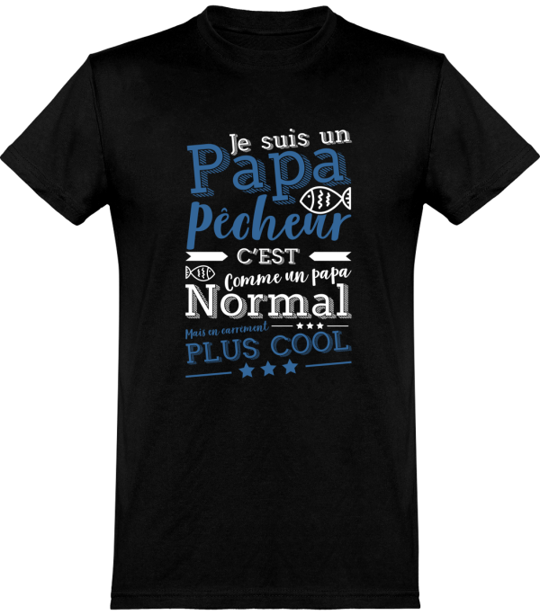 T shirt homme�papa pecheur