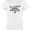 T shirt homme�papa poule