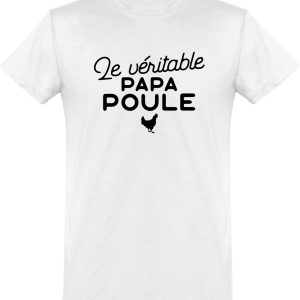 T shirt homme�papa poule