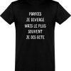 T shirt homme�parfois je diverge