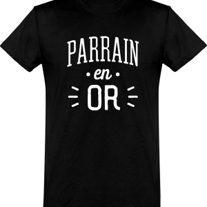 T shirt homme�parrain en or T shirt homme�parrain en or