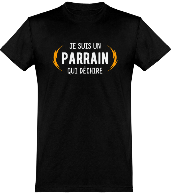 T shirt homme�parrain qui dechire