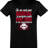 T shirt homme�pas asocial ordi
