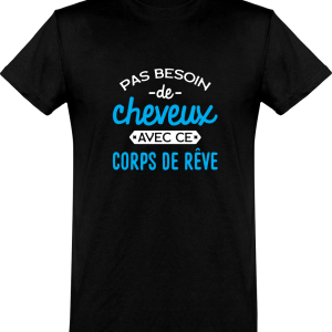 T shirt homme�pas besoin de cheveux T shirt homme�pas besoin de cheveux