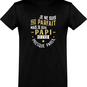 T shirt homme�pas parfait papi T shirt homme�pas parfait papi