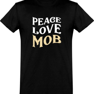 T shirt homme�peace love mob T shirt homme�peace love mob