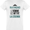 T shirt homme�raymond l’homme le mythe la legende