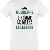 T shirt homme�rodolphe l’homme le mythe la legende
