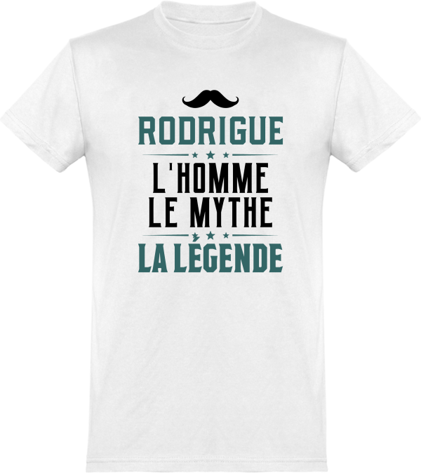 T shirt homme�rodrigue l’homme le mythe la legende