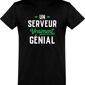 T shirt homme�serveur genial T shirt homme�serveur genial