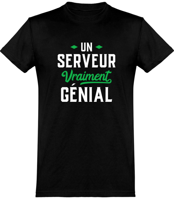 T shirt homme�serveur genial