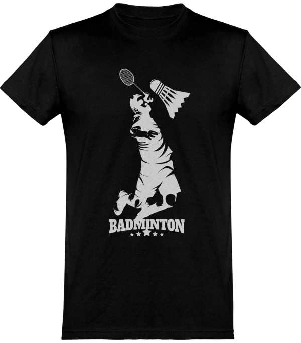 T shirt homme�smash badminton