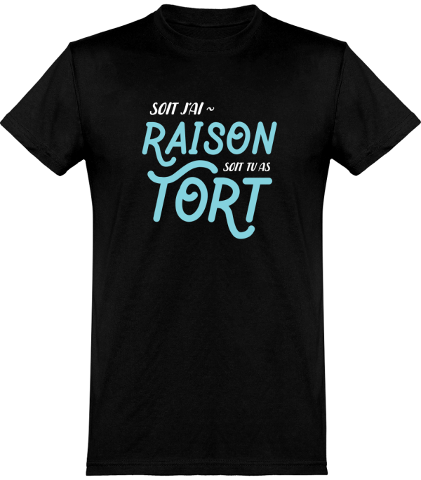 T shirt homme�soit j’ai raison