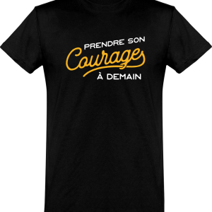 T shirt homme�son courage a demain T shirt homme�son courage a demain