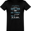 T shirt homme�super papa et aide a domicile