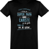T shirt homme�super papa et cariste