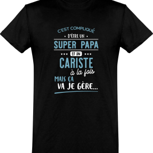 T shirt homme�super papa et cariste T shirt homme�super papa et cariste