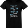 T shirt homme�super papa et concepteur