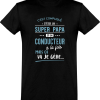T shirt homme�super papa et conducteur