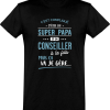 T shirt homme�super papa et conseiller