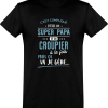 T shirt homme�super papa et croupier