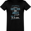 T shirt homme�super papa et juriste