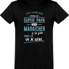 T shirt homme�super papa et maraicher