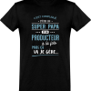 T shirt homme�super papa et producteur