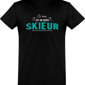 T shirt homme�super skieur T shirt homme�super skieur