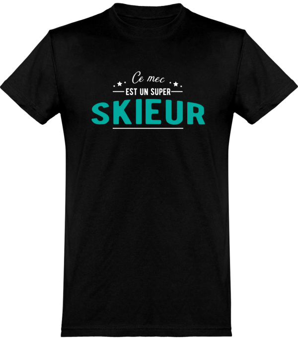 T shirt homme�super skieur