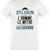 T shirt homme�sylvain l’homme le mythe la legende